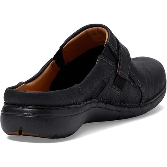 NWT Clarks Women's Loop Ease (Black Leather) Shoes-SIZE 7 - Picture 4 of 5